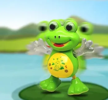 Dancing Frog Toy with Lights and Music